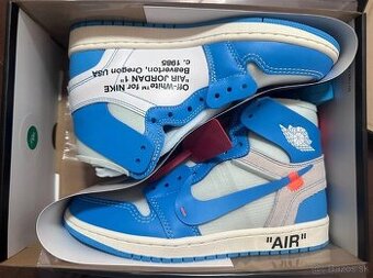 Nike air jordan offwhite modre tenisky