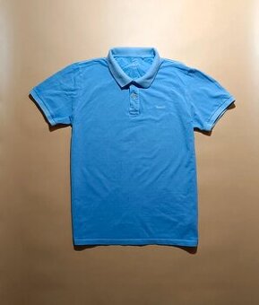 GANT Sunfaded Pique Polo svetlomodrá polokošeľa tričko L