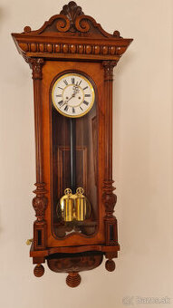 nástenné starožitné hodiny Kienzle 2-závažové