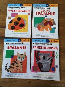 Montessori pracovné zošity Kumon súprava