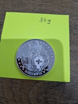 Investičná Ag minca 34g