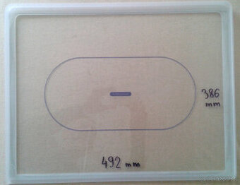 Sklenené police do chladničiek Indesit a Whirlpool