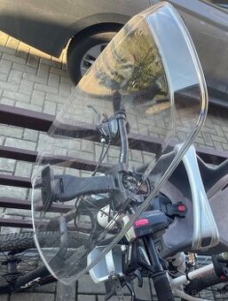 Ochranne sklo, detska sedačka na bicykel