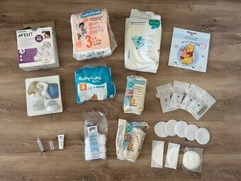 Odsávačka, plienky, prsné vložky, sáčky na mlieko