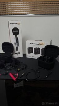 bezdrôtový mikrofóny RØDE Wireless PRO + Interview GO