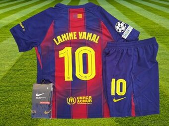 dres Lamine YAMAL FC Barcelona home vel.S 160-170cm