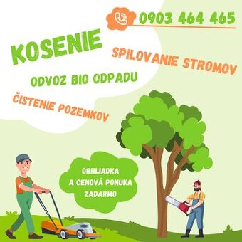 Záhradné práce-údržba záhrad-čistenie pozemkov