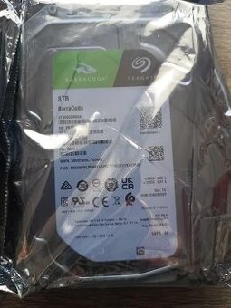 8 TB Seagate Barracuda, Fólia - Záruka