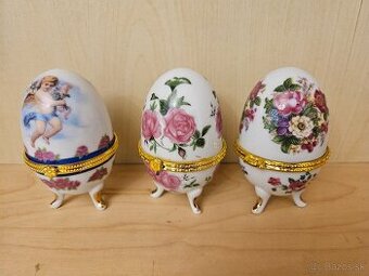 Porcelánové vajíčka cena za kus 10€ /výška-9cm/