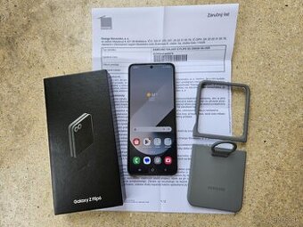 Samsung Z Flip6 12GB/256GB 5G,silver,ako novy,zaruka,kryt