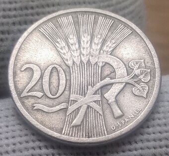 Československé 20 haliere.