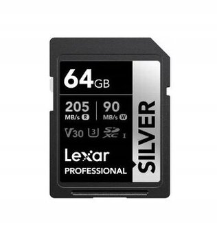 Lexar Professional Silver Pro SDXC, UHS-I 64 GB