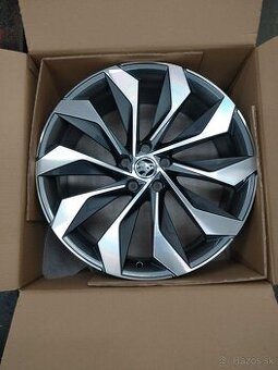 Alu R 20 ŠKODA KODIAQ originál 100 % stav + letné pneu.