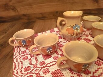 Ručne maľovaný keramický set