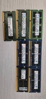 4gb ddr3 ramky notebook 7kusov