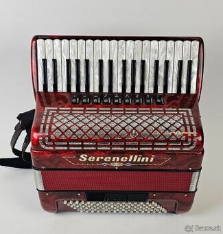 taliansky akordeon harmonika Serenellini 96 bas, 4 hlas