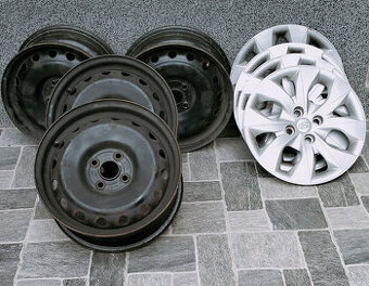 Predám plechové disky 6J R15.