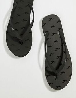 FLIP-FLOP šľapky HOLLISTER  čierne veľ. XS