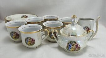 Porcelánový servis - motív 3.grácií