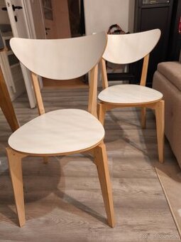 Predám 2× jedálenské stoličky IKEA NORDMYA