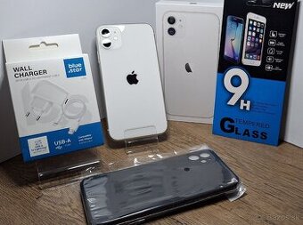 Iphone 11 White 128GB TOP STAV,NOVÁ BATÉRIA