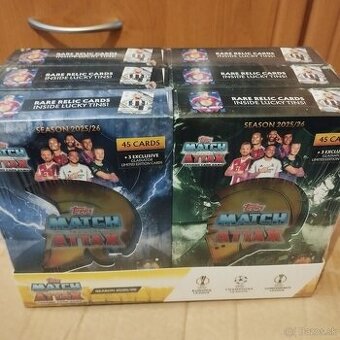 FOTBALOVÉ MATCH ATTAX 25/26 6 velkých PLECHOVEK