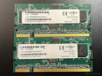 DDR2 1GB 667MHz ECC SODIMM