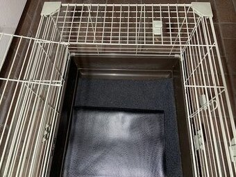 Klietka pre zajaca + prislusenstvo