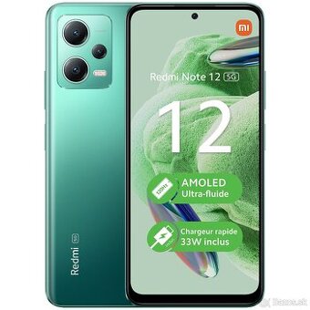 Xiaomi Redmi Note 12 mint green dual SIM - ako nový + záruka