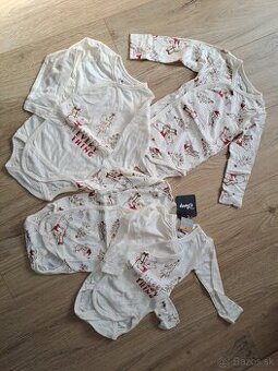 Vianočné  body dlhý rukáv  veľkosť  80