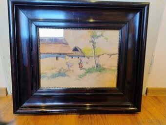 Antal Neogrády akvarel