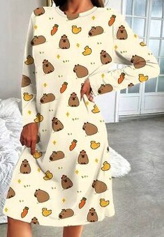 Nočná košeľa Kapybara, v. XL