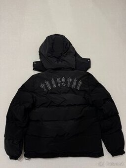 Trapstar Irongate detachable hooded puffer jacket bunda B/W