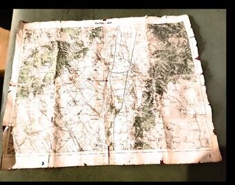 Historická mapa Piešťany a Okolie 1927