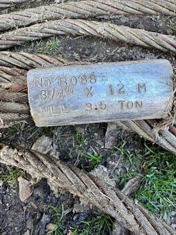 Oceľové lano + štvorhak