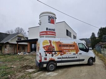 Strojové omietky,potery Martin