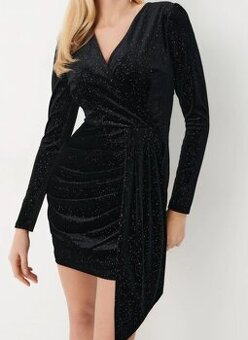 Cierne nove mini saty_Mohito_velkost M