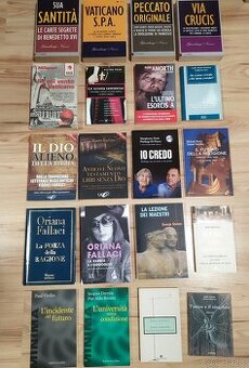 Predám knihy - rôzne, v taliančine / libri in italiano