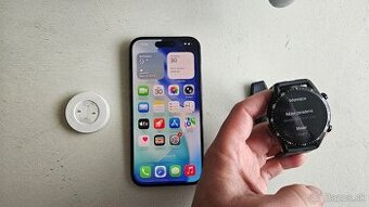 Apple iPhone 15  tmavý 128GB + hodinky Huawei GT2 46mm