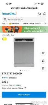 Predám umývačku ETA