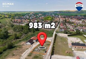 Stavebný pozempok 983 m² v meste Šaštín Stráže