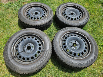 Hankook winter icept rs3 + original plechové disky VW