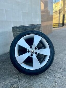 Skoda Denom 5x112 r17 225/45 r17 letne pneu