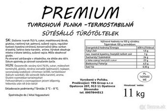 Tvarohová náplň 11 kg