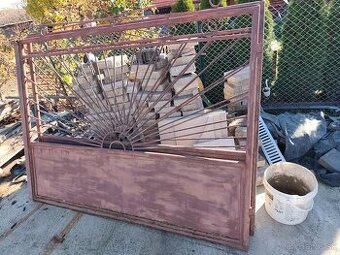 Dvoj kridlova Kovová brána 4x1,5