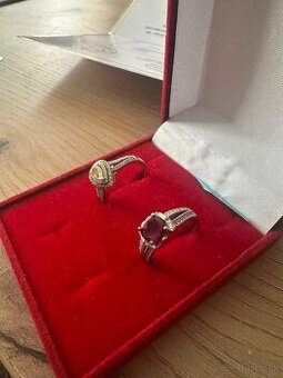 Nádherný VIANOČNÝ darček - dámske prstene s certifikátmi.