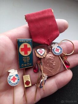 Odznaky medaile zdravotníctvo.CSCK.Jansky.Krv.