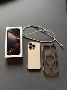 Apple Iphone 16 pro 128gb, desert titanium - 1