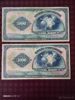 Kúpim bankovky od roku 1918-2008