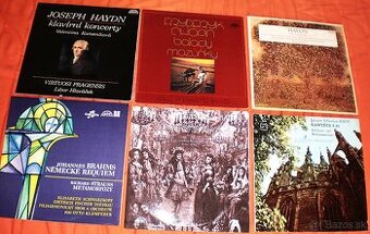 LP-VÁŹNA HUDBA ,HAYDN ,CHOPIN ,BRAHMS, BACH, BARTOK.,STRAUSS